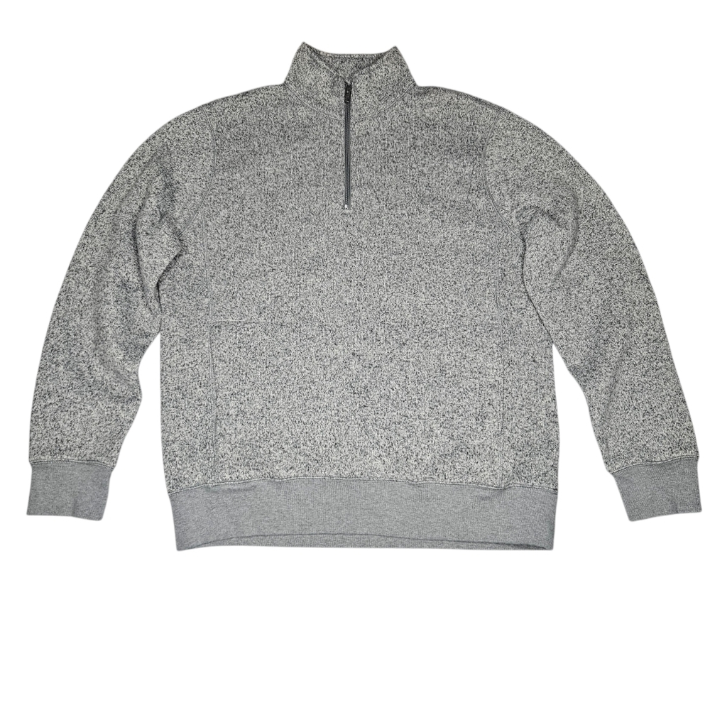 J. Crew Gray 1/4 Zip Pullover Sweater Sporting Life Mens XL‎ Outdoor